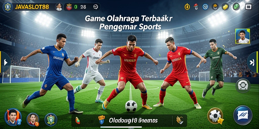 Tampilan gameplay JAVASLOT88 menampilkan berbagai cabang olahraga yang menarik dan interaktif.