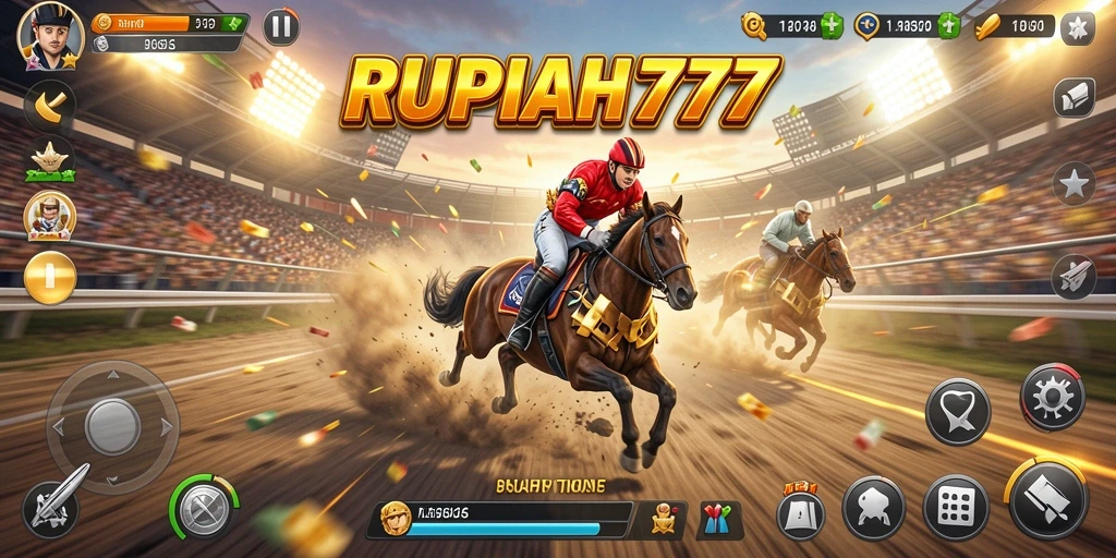Tampilan menarik dari gameplay RUPIAH777 dengan aksi balapan yang seru.