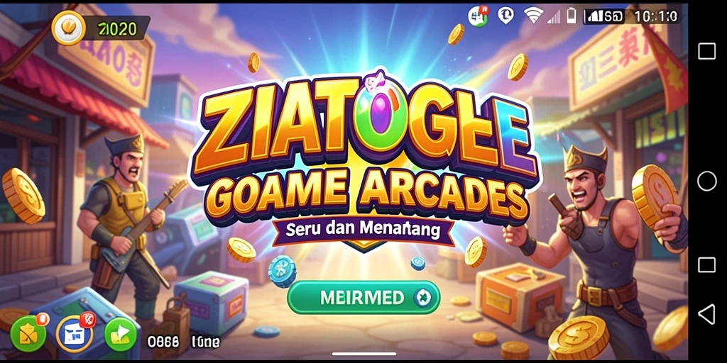 Screenshot gameplay ZIATOGEL yang menampilkan aksi seru di dalam game.